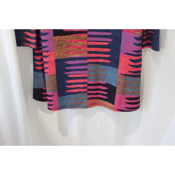Mara Hoffman Womens Multicolor Connector Print Dress Scoop Back Swing S - Picture 4 of 6